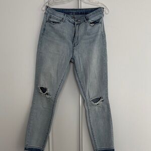 Articles Of Society Light Blue Ripped Skinny Jeans